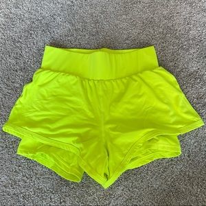 Fabletics neon shorts
